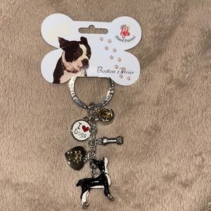 Boston Terrier keychain